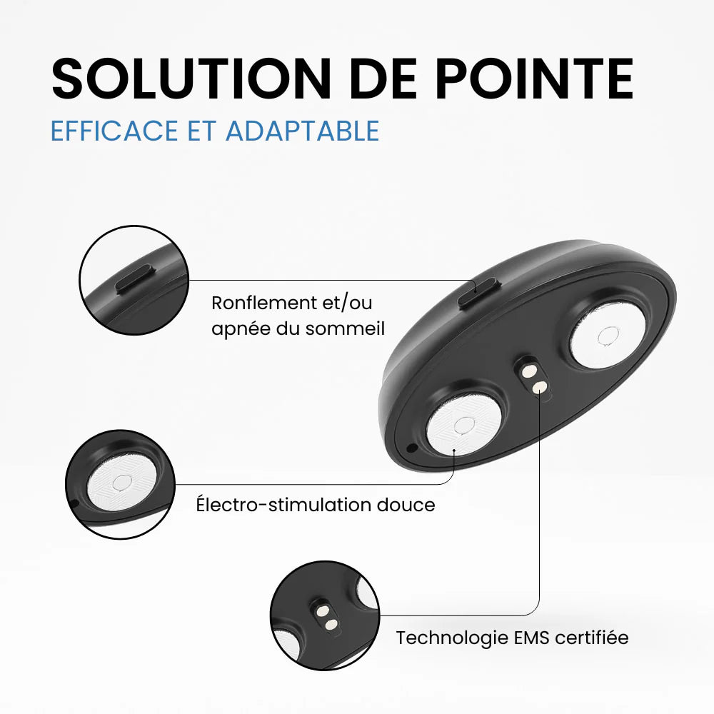 🟣 Stop Ronflement™ – Masseur Vibrant Intelligent